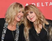Christine McVie and Stevie Nicks in 2018.  (Photo by Dia Dipasupil/Getty Images)