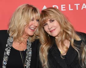 Christine McVie and Stevie Nicks in 2018.  (Photo by Dia Dipasupil/Getty Images)