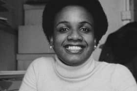 British Labour Party politician Diane Abbott in 1979. 