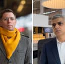 Lib Dem mayoral candidate Rob Blackie and Labour's Sadiq Khan.