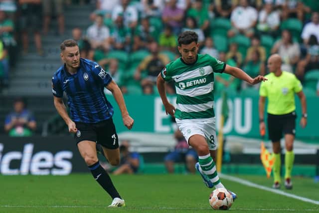 Pedro Goncalves in action for Sporting CP 