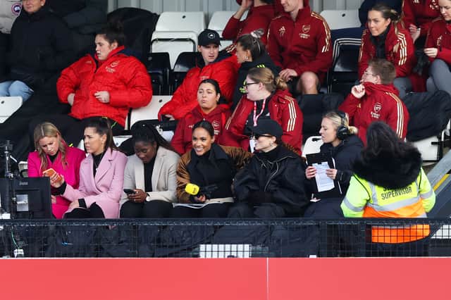 Alex Scott and Jess Glynne.