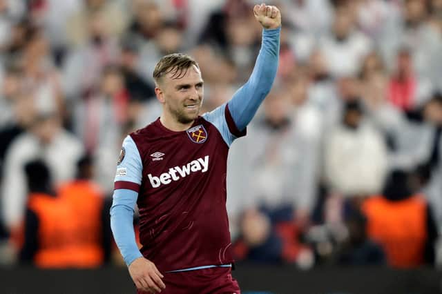 West Ham United forward Jarrod Bowen