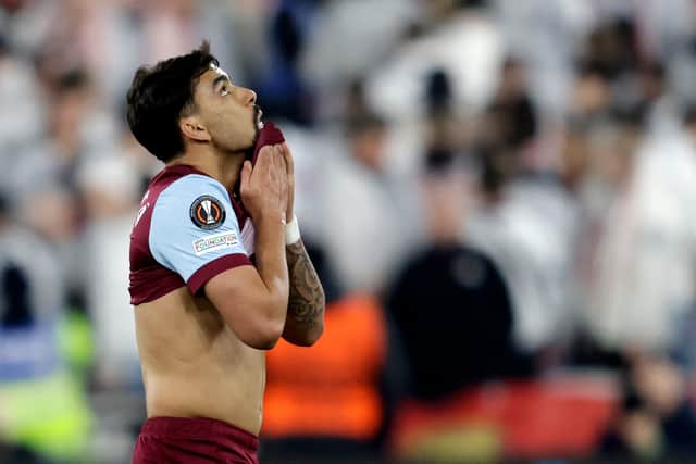 David Moyes admitted Paqueta had felt a slight injury.