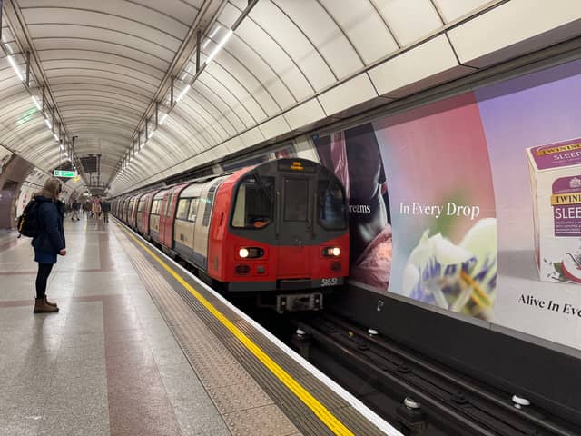 A Tube train.