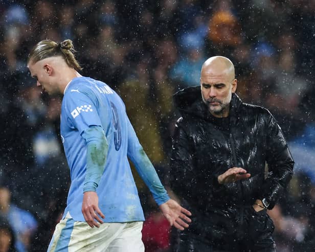 Pep Guardiola took Erling Haaland off late on in the FA Cup win against Newcastle