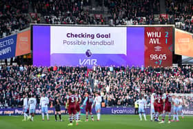 VAR made the headlines at West Ham on Sunday.