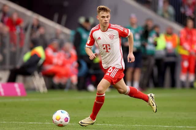 Kimmich in action against Mainz 05 in Bundesliga