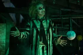 Michael Keaton returns as Beetlejuice in Tim Burton sequel Beetlejuice Beetlejuice (Photo: Parisa Taghizadeh / Warner Bros)