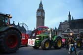 Tractor protest outside Houses of Parliament