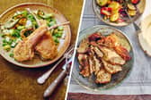 Two Easter lamb recipes from José Pizarro: (l-r) lamb cutlets and barbecued lamb. Credit: José Pizarro