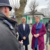 Mayor Sadiq Khan and Shadow Home Secretary Yvette Cooper. 