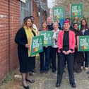 Green Party mayoral candidate Zoë Garbett at her campaign launch