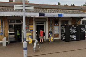 A 19-year-old man has been arrested after a shocking knife attack on a train at Beckenham Junction station which was caught on camera. (Credit: Google Maps)