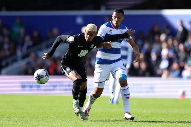 Isaac Hayden in action against Birmingham City.