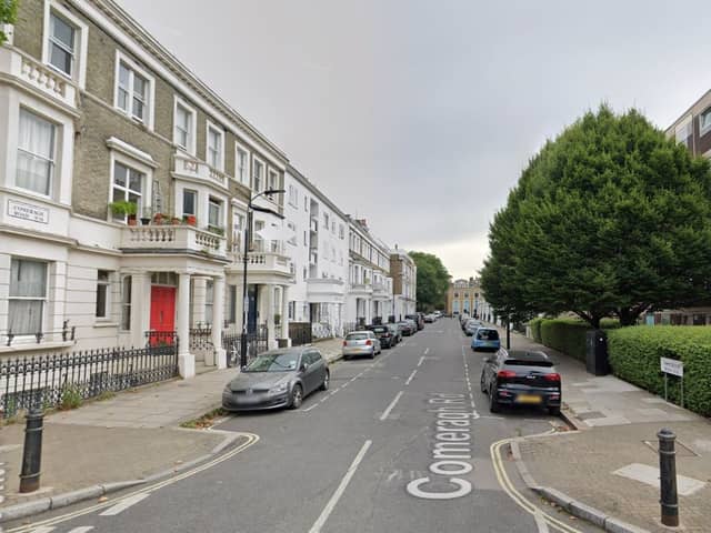 Comeragh Road in West Kensington, near Hammersmith.