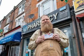 Philip Holland, who is diabetic and struggles to get hold of his medication, Ozempic, which people also take to suppress their appetite. 