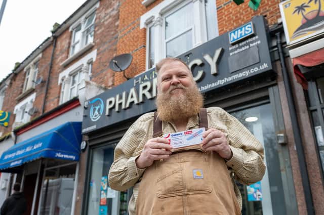 Philip Holland, who is diabetic and struggles to get hold of his medication, Ozempic, which people also take to suppress their appetite.