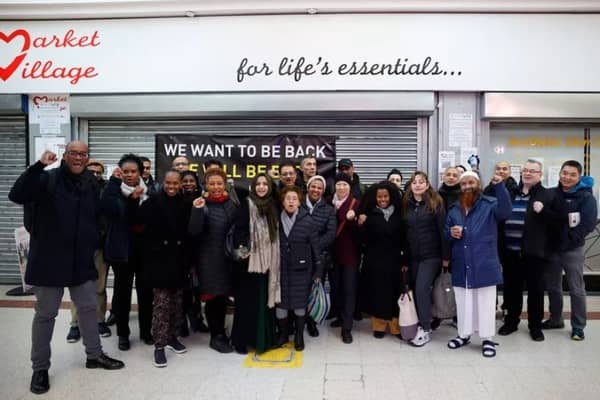 Traders at Stratford Market Village celebrate after Newham Council agrees to take on its lease.

Traders were forced to leave their units in January after the company running the site went into administration. Market Village has been serving the Stratford community since 1974.