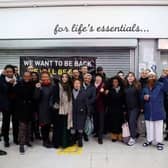 Traders at Stratford Market Village celebrate after Newham Council agrees to take on its lease.

Traders were forced to leave their units in January after the company running the site went into administration. Market Village has been serving the Stratford community since 1974.
