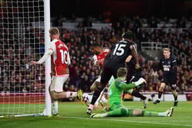 Emile Smith Rowe assists Reiss Nelson in scoring Arsenal's second goal vs Luton