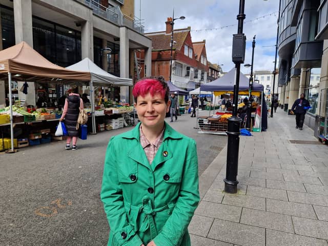 Green Party mayoral candidate Zoe Garbett 