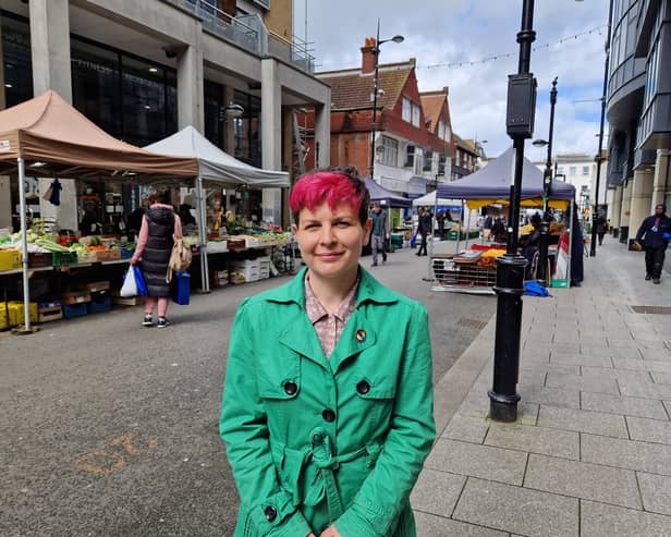Green Party mayoral candidate Zoe Garbett 