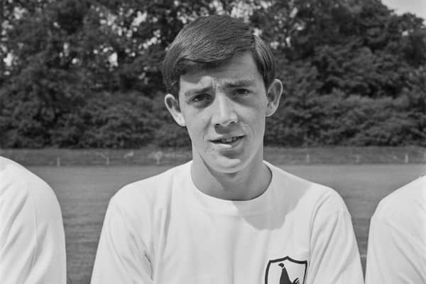 Joe Kinnear of Tottenham Hotspur FC at the start of the 1965-66 football season.