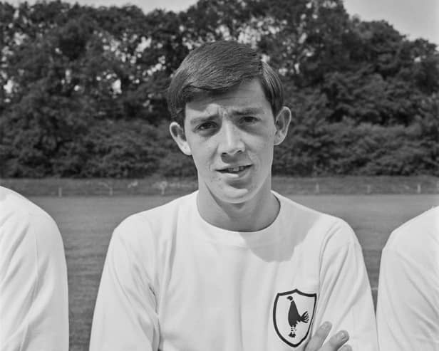 Joe Kinnear of Tottenham Hotspur FC at the start of the 1965-66 football season.