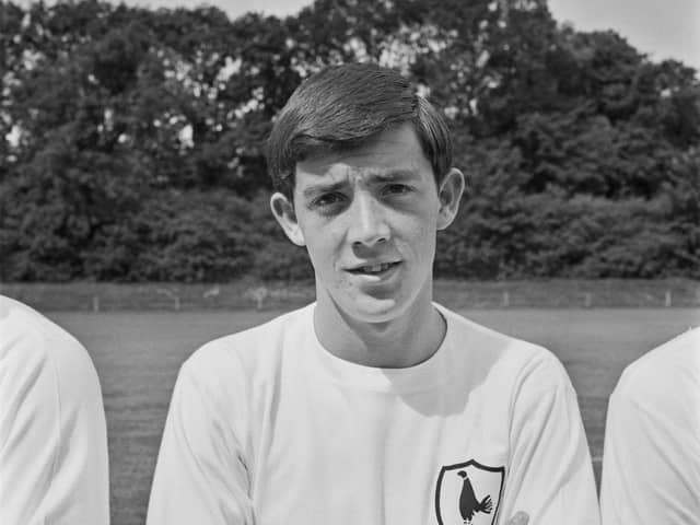 Joe Kinnear of Tottenham Hotspur FC at the start of the 1965-66 football season.