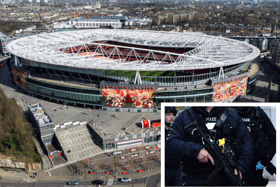 The Met says it has a “robust policing plan” in place ahead of Arsenal’s game against Bayern Munich.