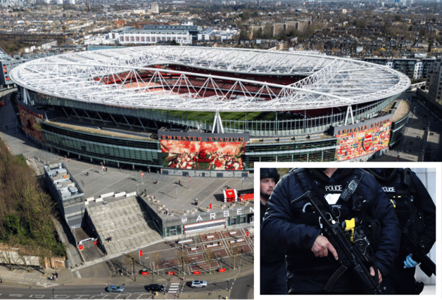 The Met says it has a “robust policing plan” in place ahead of Arsenal’s game against Bayern Munich.