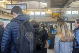 Commuters at Tooting Broadway discovered the Northern line was suspended.