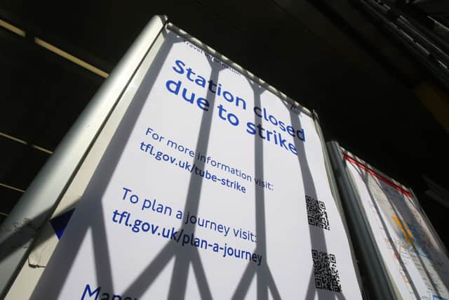 Two Tube stations have closed due to TSSA strike action