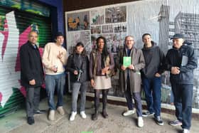 The Wall has been unveiled Between Westbourne Park and Portobello Road.