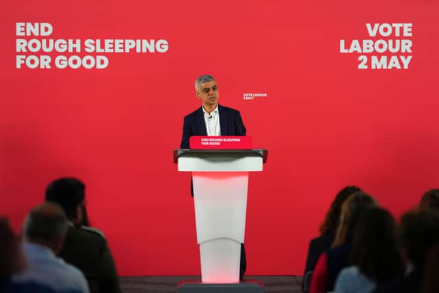 Sadiq Khan has pledged to end rough sleeping in London by 2030