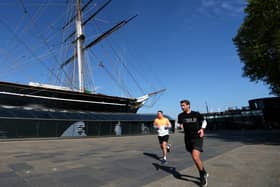 The maritime museum is one of the first iconic spots runners will pass on the journey as the route guides them around the ship.