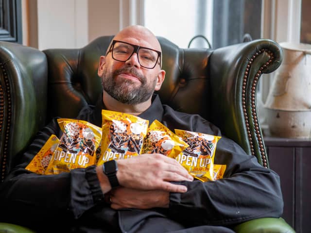 Supporting Beavertown and CALM's Open Up campaign is actor and comedian Tom Davis.