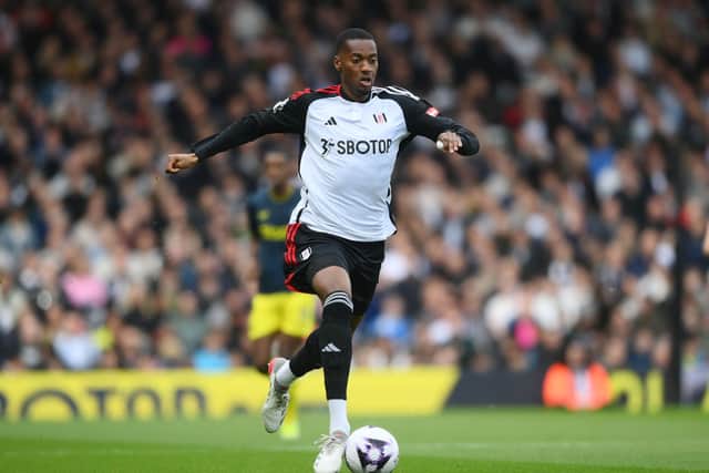 Adarabioyo in action for Fulham against Newcastle