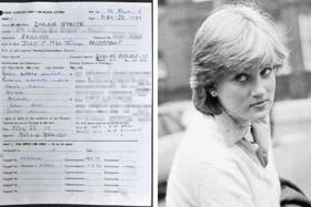 Diana Spencer's paperwork for Solve Your Problem Ltd nanny agency.