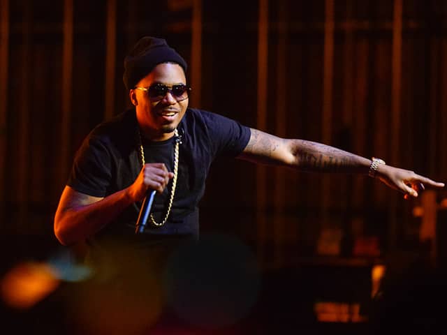 Nas in Los Angeles in 2014.  