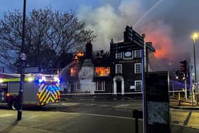 The Burn Bullock in London, a heritage-list pub, suffered significant damage after a fire