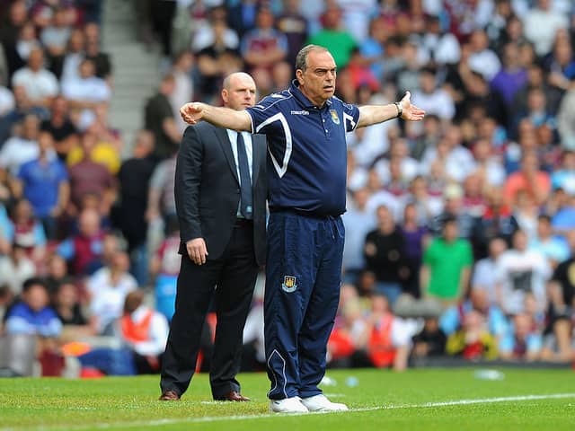 Avram Grant during Premier League match with West Ham in 2011