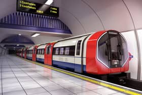 One of the new Piccadilly line trains