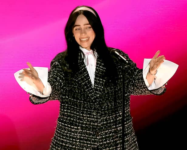 Billie Eilish performs during the 96th Annual Academy Awards on March 10, 2024. 