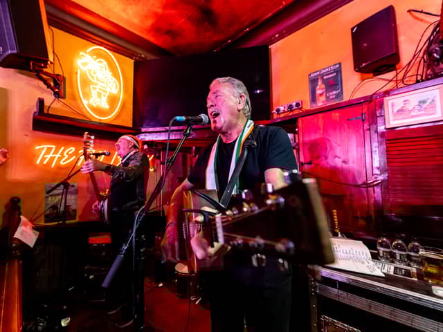 The Wolfe Tones perform at the Faltering Fullback