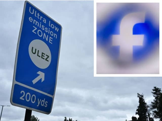 Large anti-ULEZ groups have grown on Facebook.