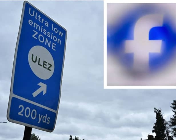 Large anti-ULEZ groups have grown on Facebook.