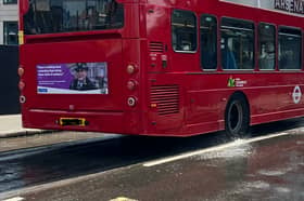 A London bus.
