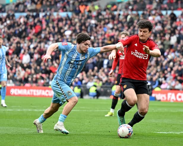 Coventry's Callum O'Hare in action during the FA Cup semi-final